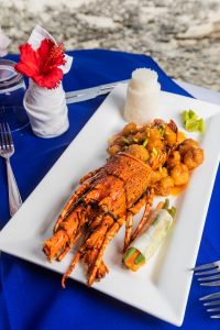 Gegrillter Hummer im Le Grand Bleu