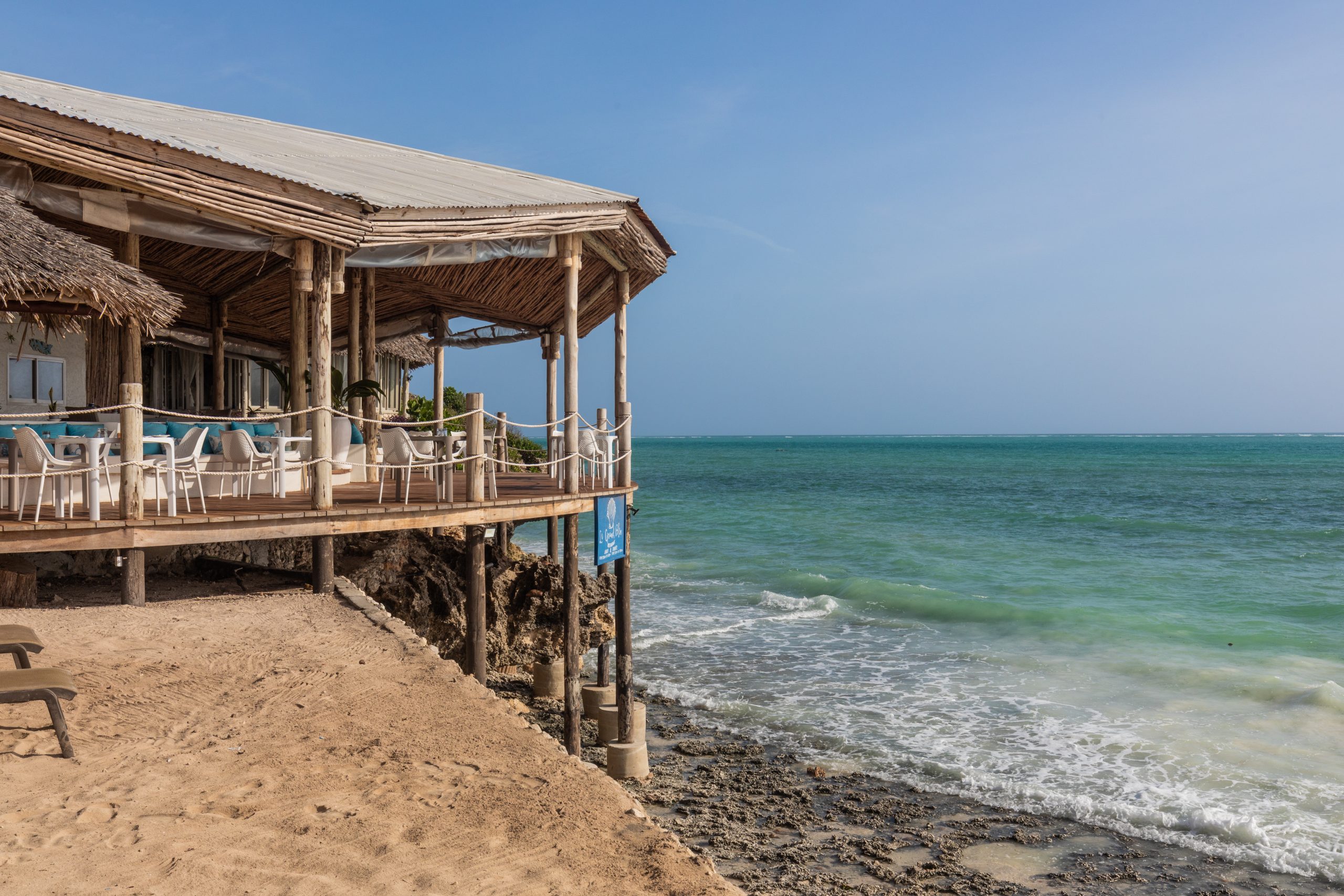 Restaurant Le Grand Bleu am Strand