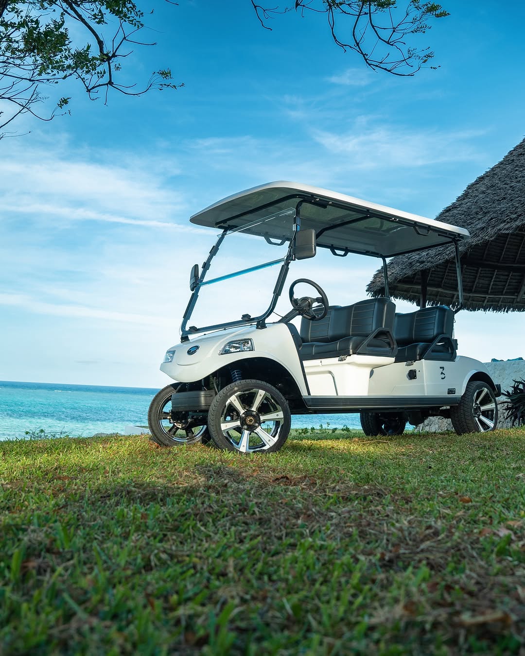 Glide through the resort, the easy way
🛺 🌴 🌺 ☀️ 🤍
Hop on a golf kart and let the gardens, pools and beach unfold at your own pace.

Explore with us. Link In Bio! 

#karafuubeachresort #zanzibar #resortlife #golfkart #islandvibes #travel
