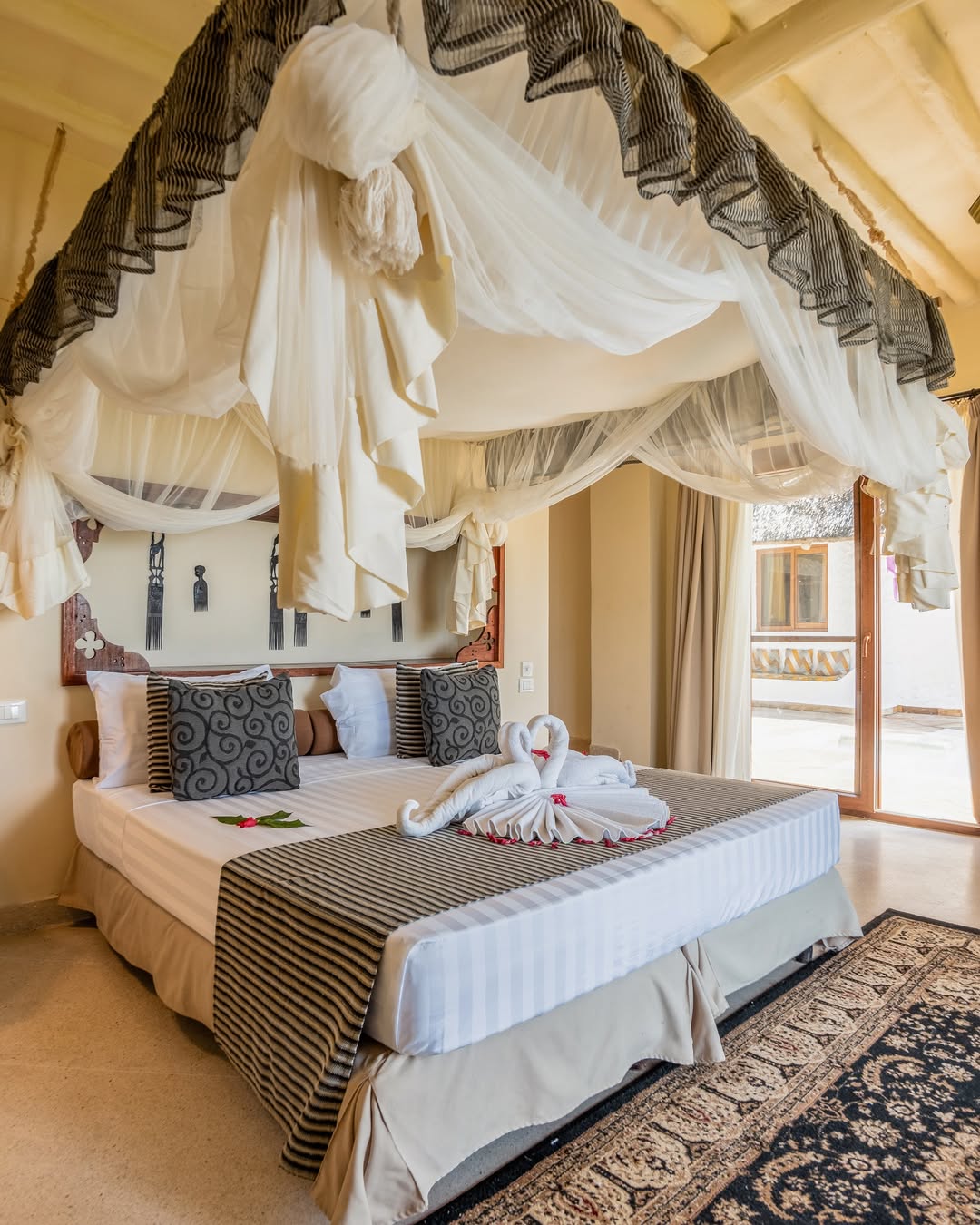 Framed by Bougan Villa, made for two
🌺 🏡 🌴 ☀️ 🤍
The Bougan Villas bloom with colour and privacy, your own quiet retreat under the Zanzibar sun.

Reserve yours. Link In Bio!

#karafuubeachresort #zanzibar #villa #privateretreat #luxurytravel #dreamstay